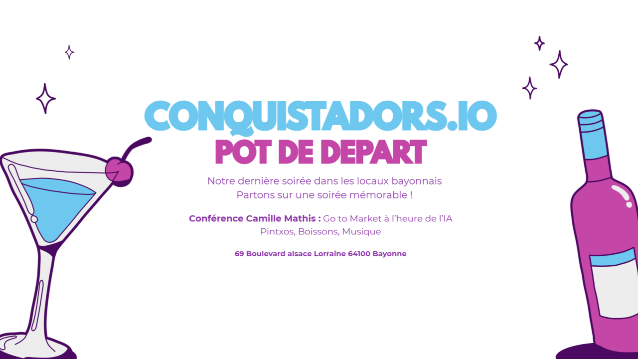 Invitation Startups eta pintxoak & pot de départ du campus bayonnais. Comment l’IA bouleverse 90% des SaaS ? ⚔️